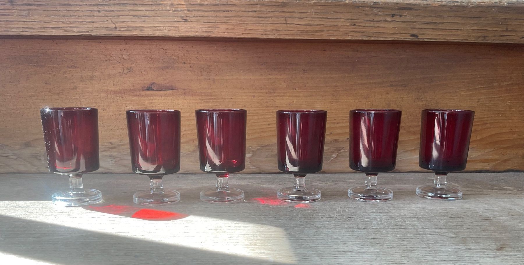 Gläser: 6x Vintage Schnapsglas Schnapsgläser Versand 12.- – Gebraucht aus Aarau von Ikebana03