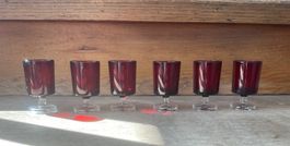 6x Vintage Schnapsglas Schnapsgläser Versand 12.-