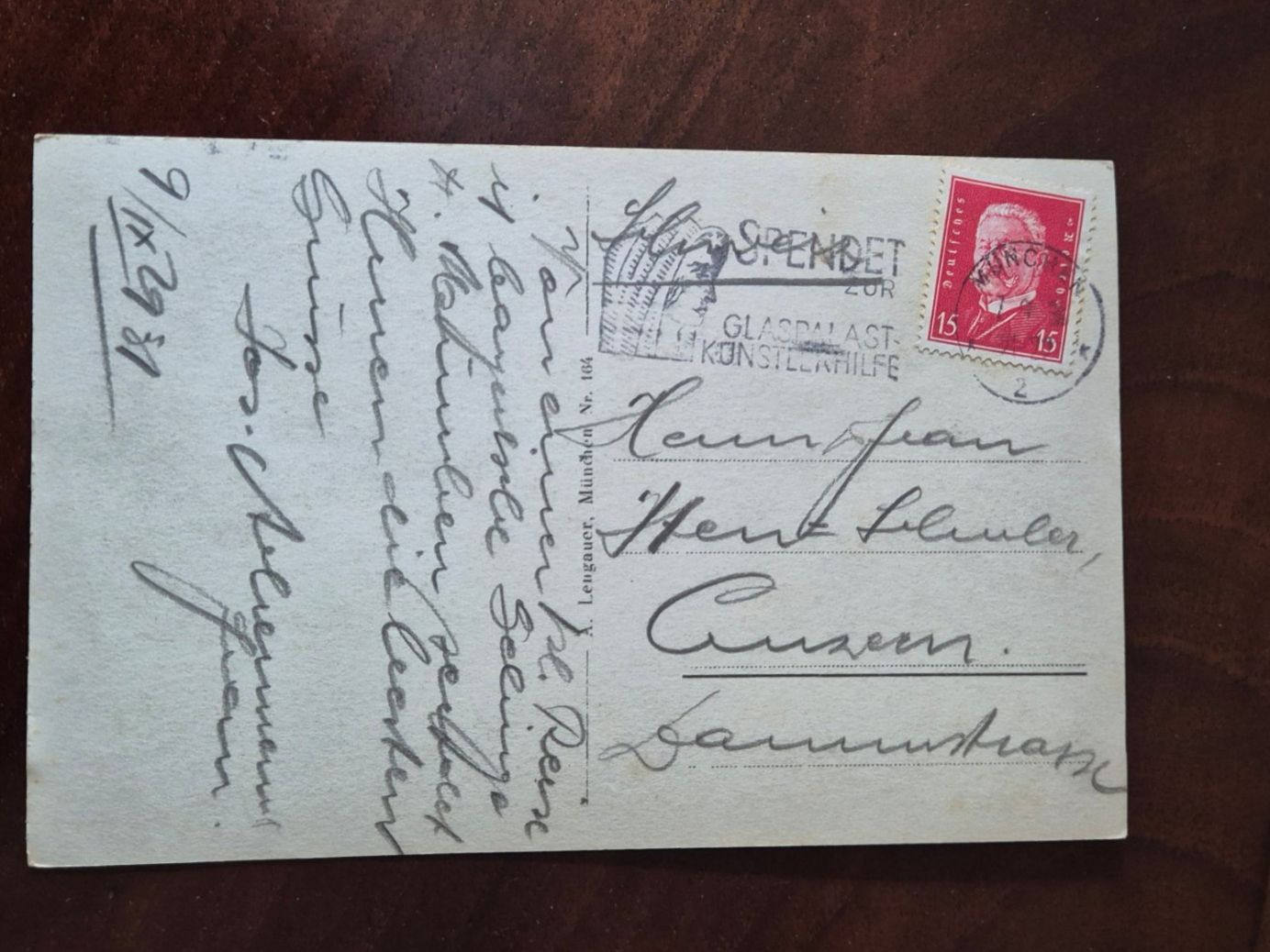Cartoline postali: Alte Ansichtskarte München Karlstor, gestempelt 1931. – Usato da Riehen venduto da Gatzgi 1