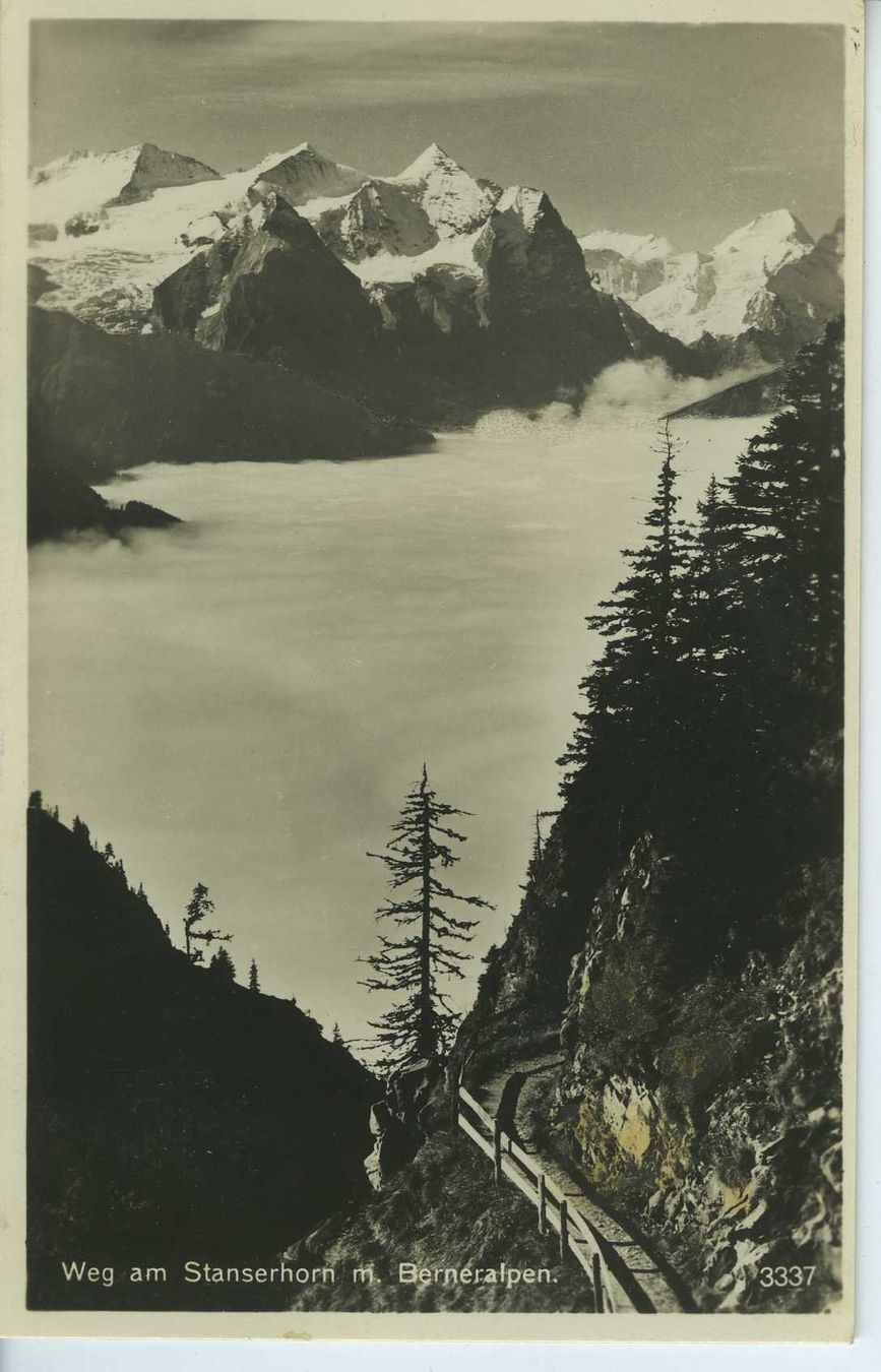 Cartoline postali: Stanserhorn - Hotel und Stanserhornbahn – Usato da Schleitheim venduto da Pmschlaate