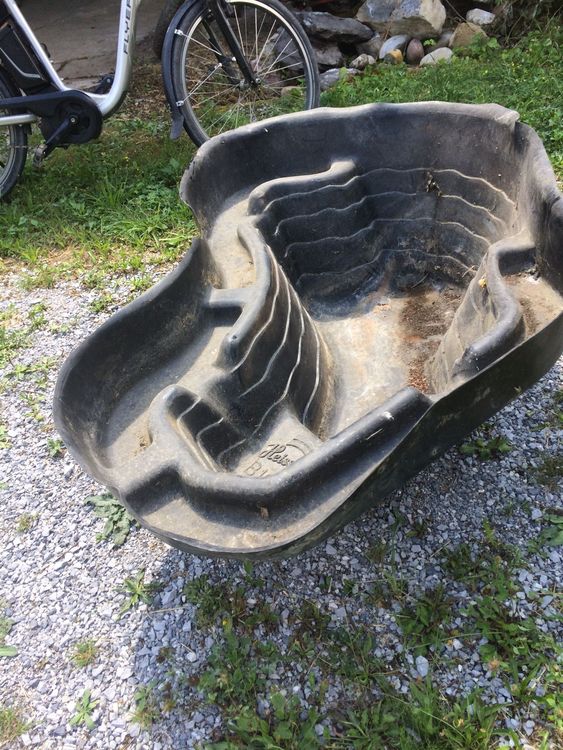 alte Plastik Wanne für Gartenteich Kaufen auf Ricardo