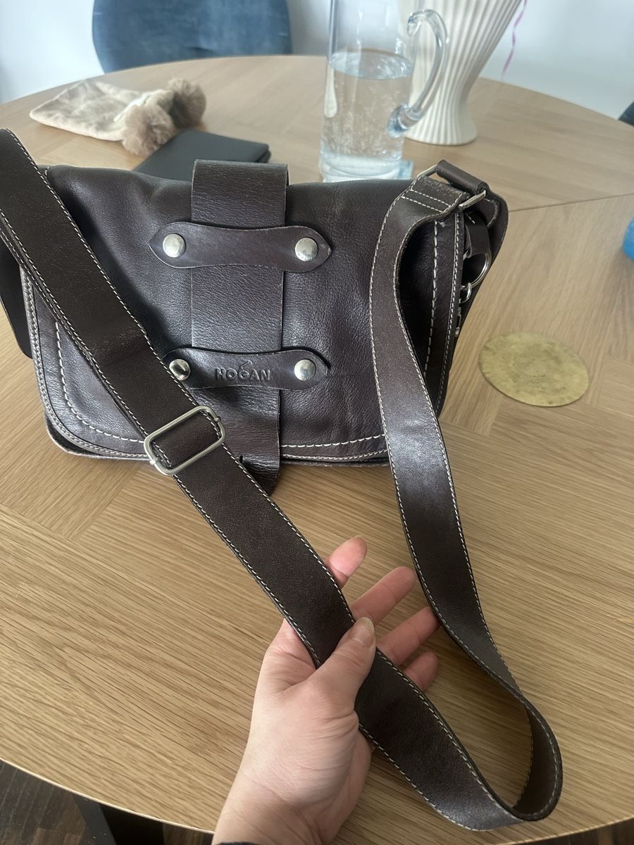 Borse da donna: Hogan Ledertasche, braun – Usato da Zürich venduto da millaiana 1