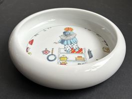 Langenthaler Porzellan Kinderteller Clown Motiv