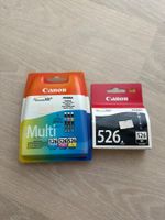 Druckerpatronen Canon Pixma 526 black und cmy