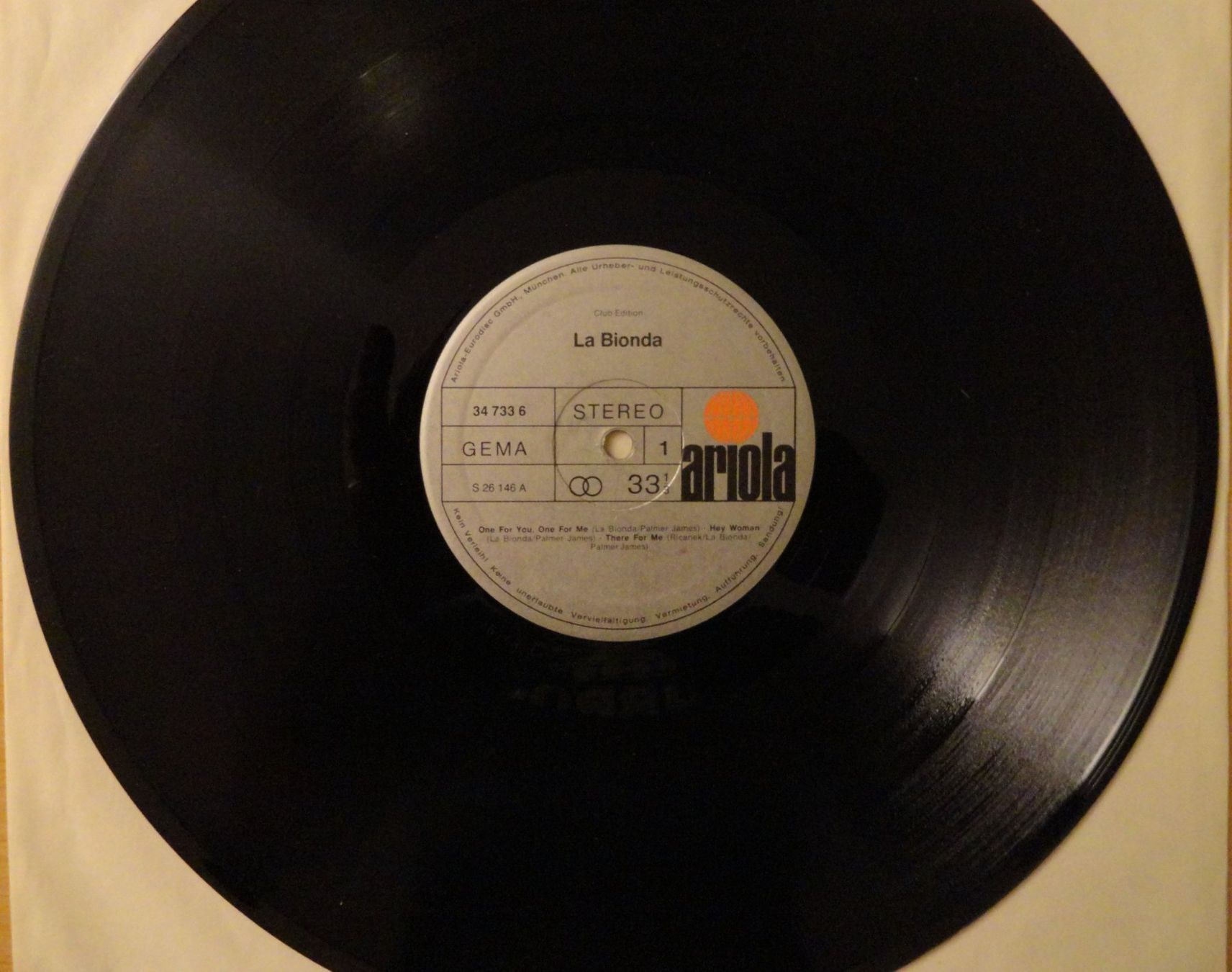 Dischi in vinile: LA BIONDA - Club Edition – Usato da Neftenbach venduto da Verk13 2