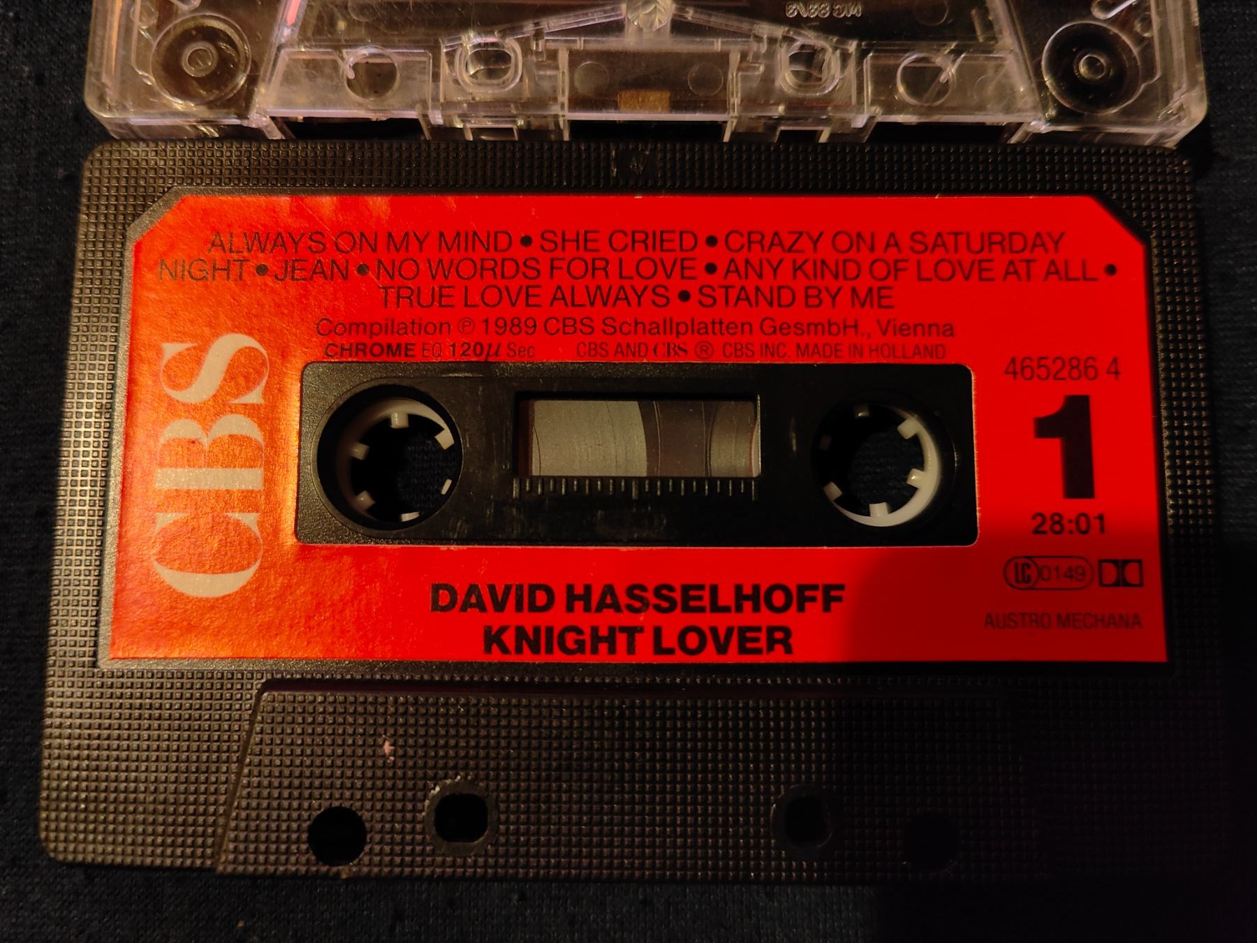 Musicassette: David Hasselhoff 2 MCs: Knight Lover & Crazy for You – Usato da Rothrist venduto da SiddharthaMoon 1