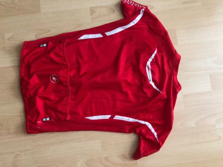 Castelli Rosso Corsa rot weiss Sommer sehr leicht M = s
