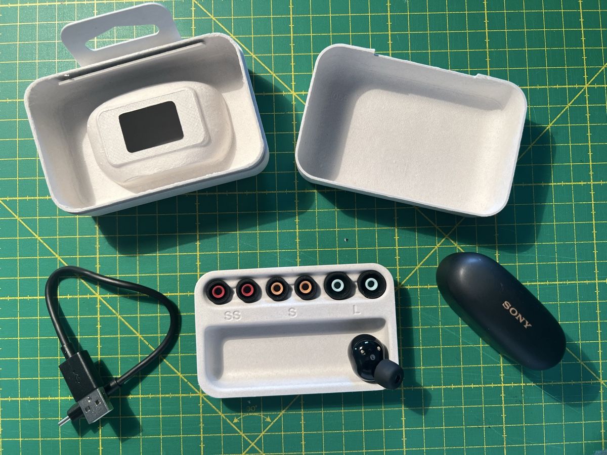 Sony Cuffie: Écouteur Sony WF-1000XM5 seulement écouteur gauche – Usato da Corcelles NE venduto da Yabo