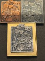 Basler Fasnachtsplaketten 1967 Set