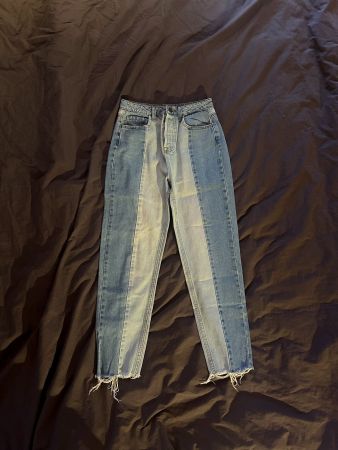 Zweifarbige Jeans