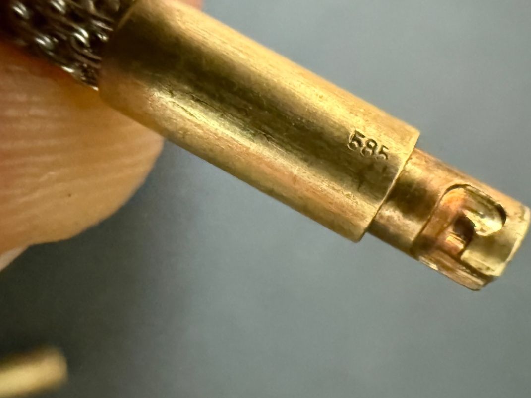 Ketten: Kette mit Gelbgold Verschluss 585, 14K – Gebraucht aus Spiegel b. Bern von Rogger72 3