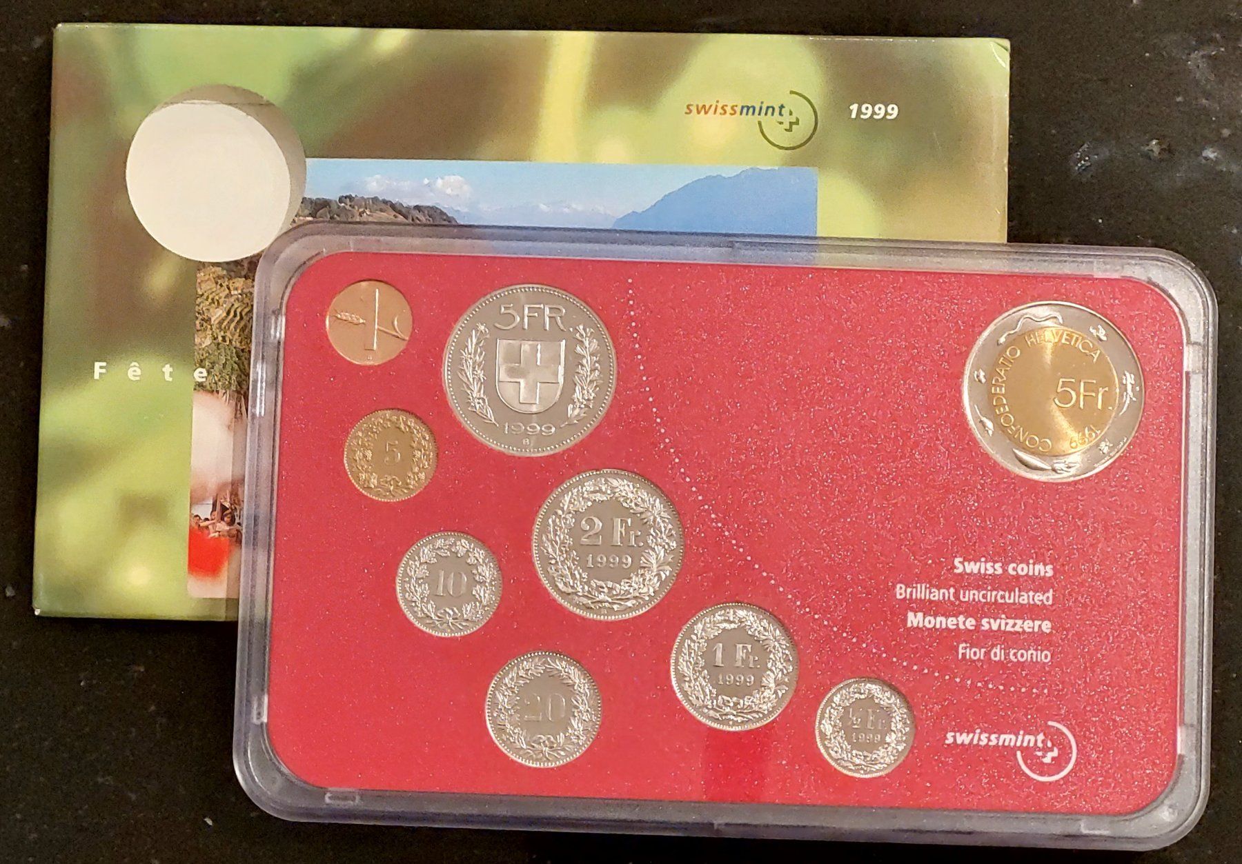Tutti le monete: Münzsatz Schweiz 1999 stgl – Nuovo (secondo la descrizione) da Arch venduto da moneyswiss