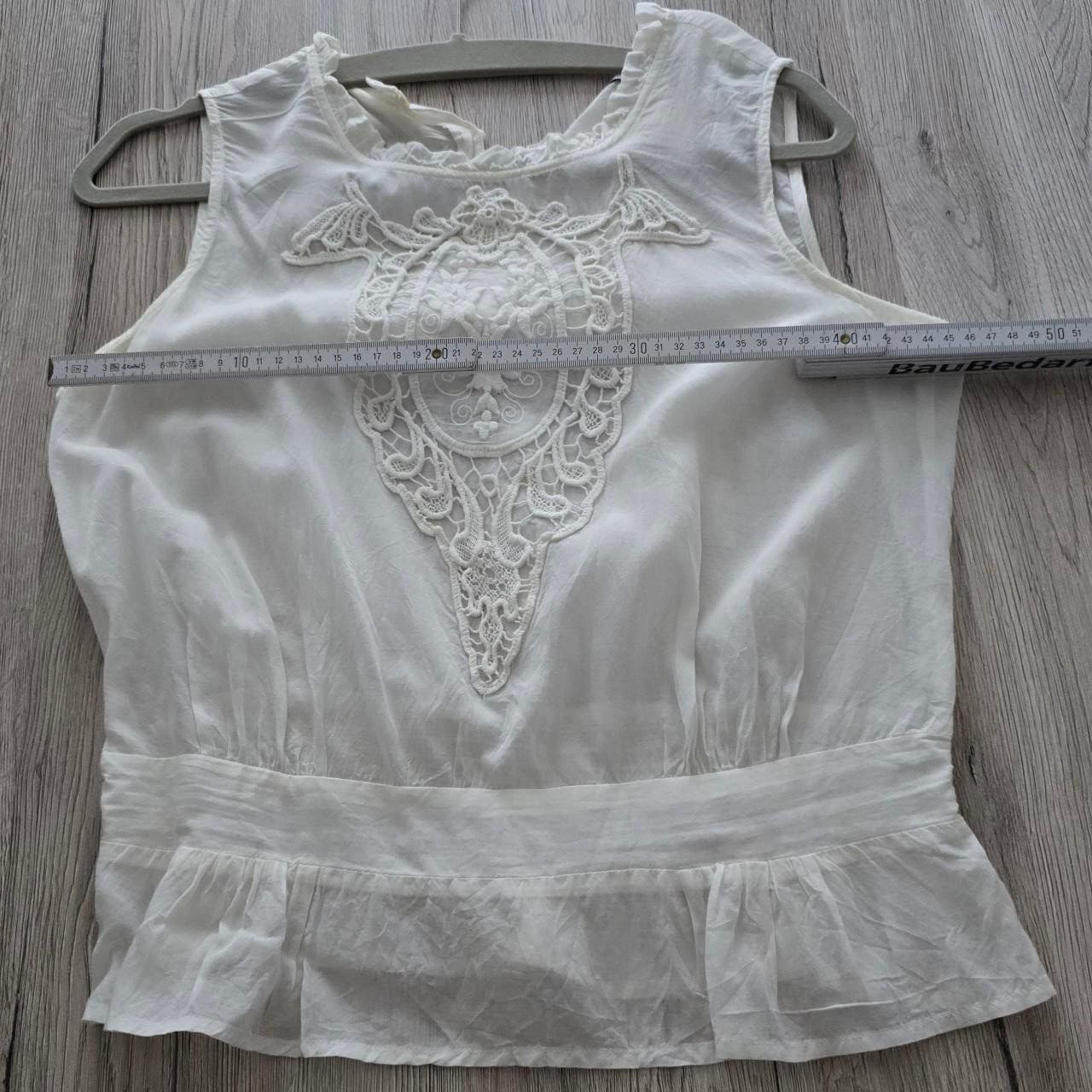 La Redoute Camicette: Boho Bluse in Weiss – Usato da Zürich venduto da Sustainability