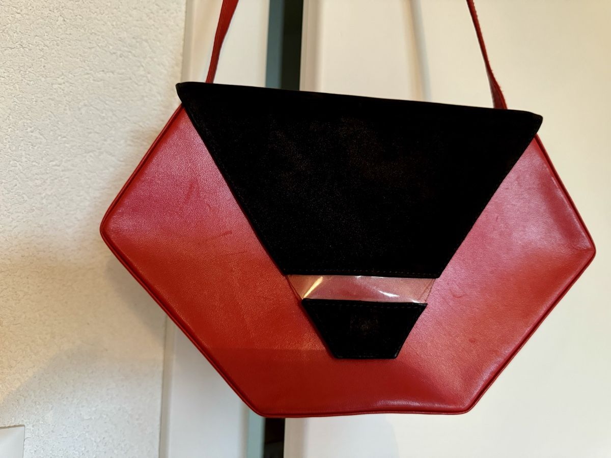Borse da donna: Rote Lederhandtasche – Usato da Lanzenhäusern venduto da Galaa 1