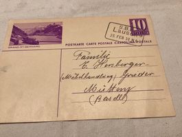 Lausen cachet de gare 1938 intéressant