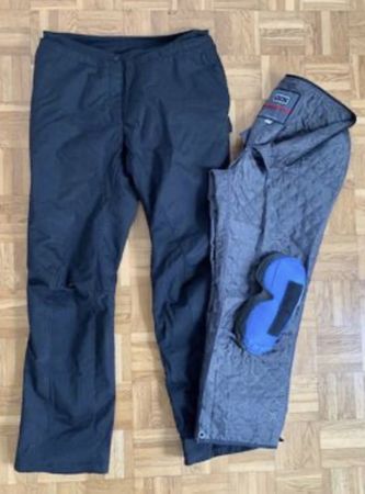 IXS Motorradhose Damen schwarz Grösse D3XL Protektoren