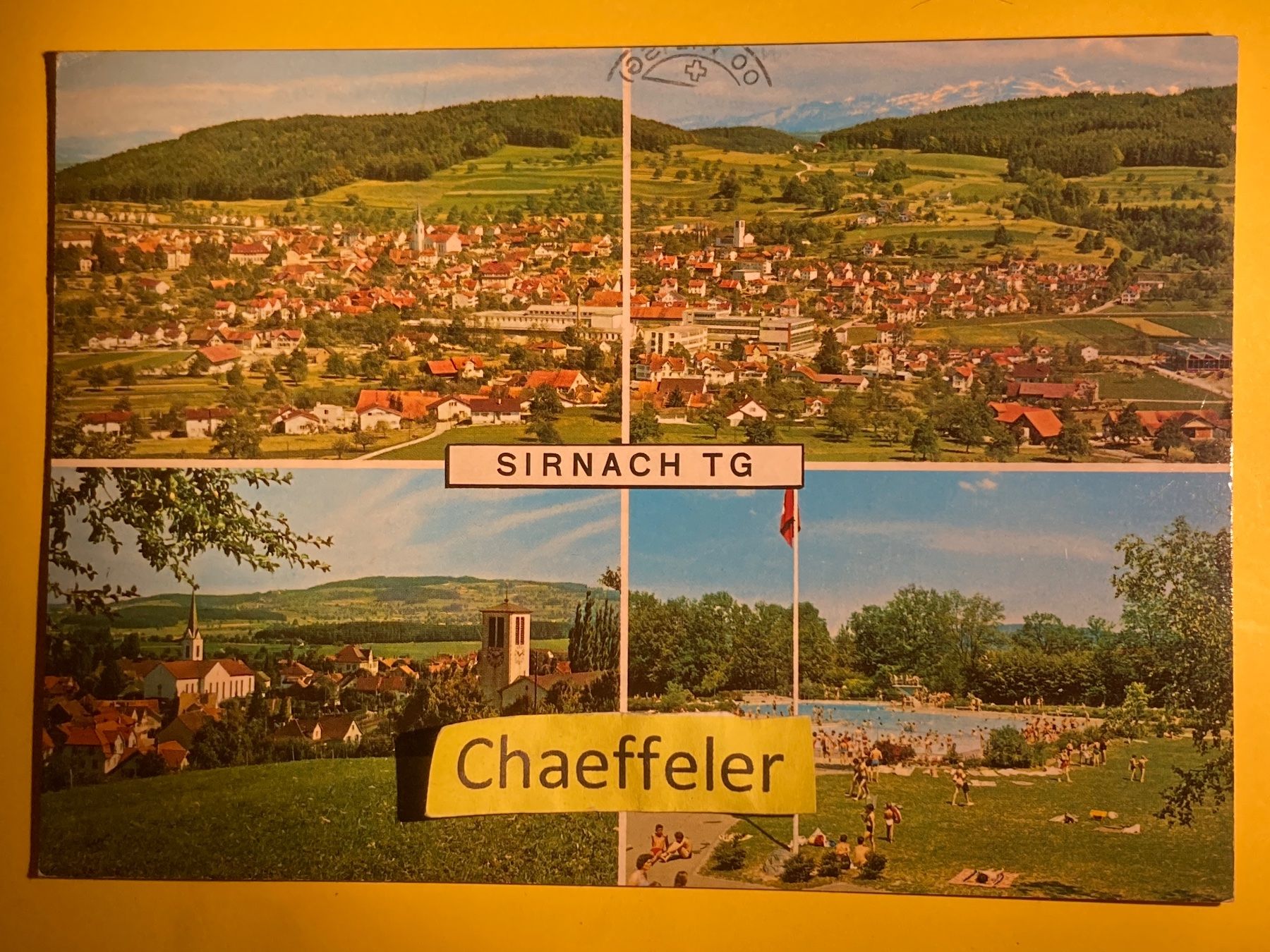 Cartoline postali: Sirnach TG – Usato da Zürich venduto da Chaeffeler