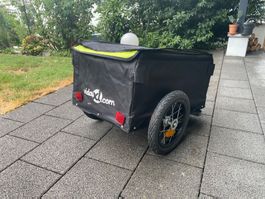 Fahrradanhänger mit Klettverschluss
