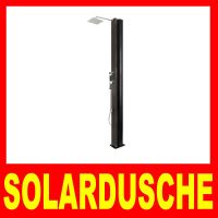 Solardusche Gartendusche Alu 30lt, Fusswascher, Handbrause