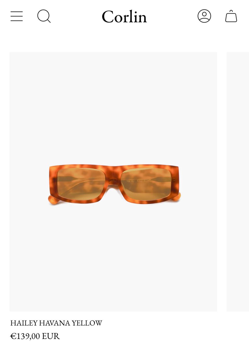 Occhiali & Lenti: Corlin Eyewear Halley Black Sunglasses – Nuovo (secondo la descrizione) da Zürich venduto da tan_7szg 5