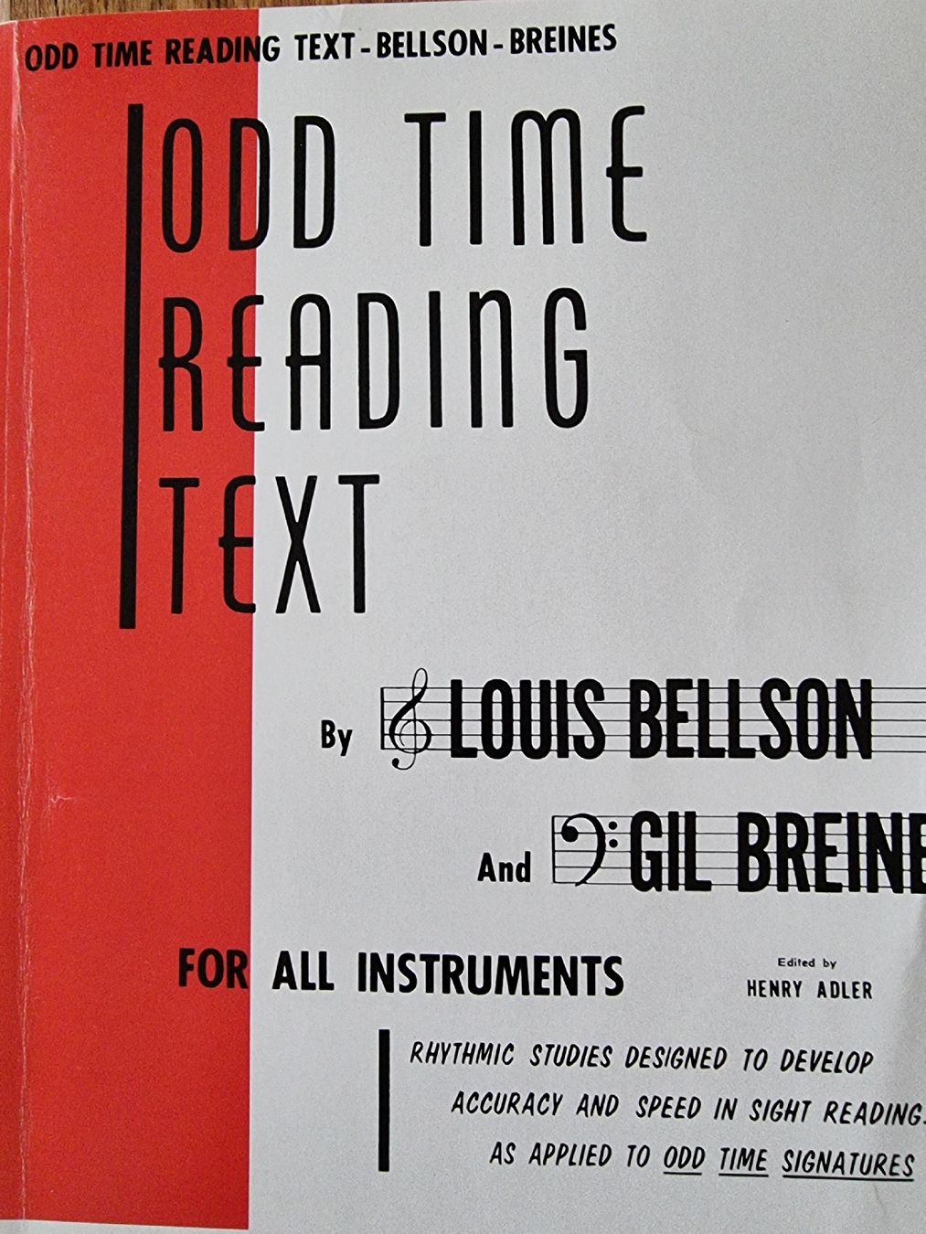 Musikinstrumente: LOUIS BELLSON ODD TIME READING TEXT SCHLAGZEUG U.A. BUCH – Neu (gemäss Beschreibung) aus Zofingen von Tinpan
