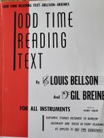 LOUIS BELLSON ODD TIME READING TEXT SCHLAGZEUG U.A. BUCH