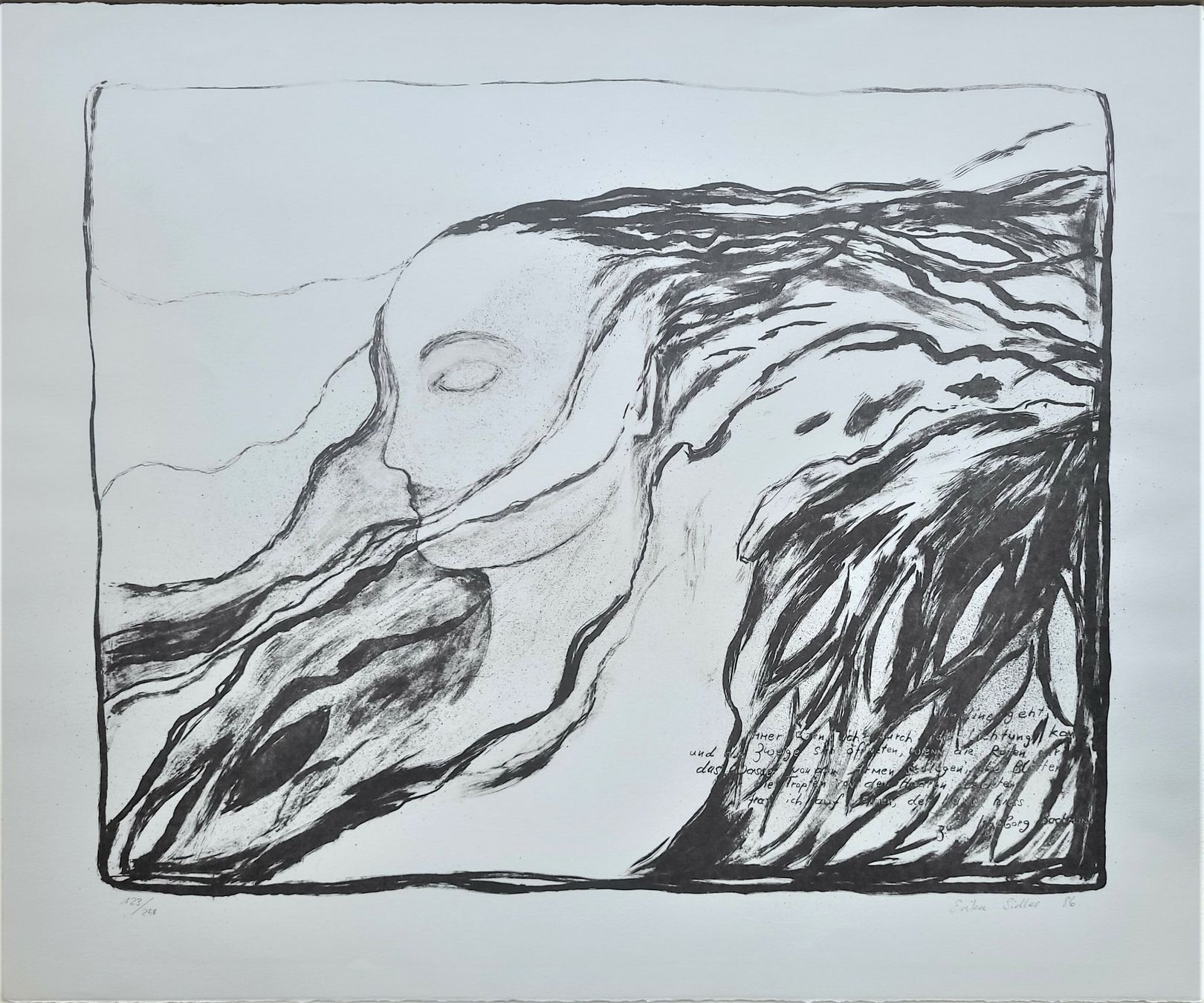 Grafica & Litografie: Erika Sidler (*1954) – Usato da Elgg venduto da cuendetkunst