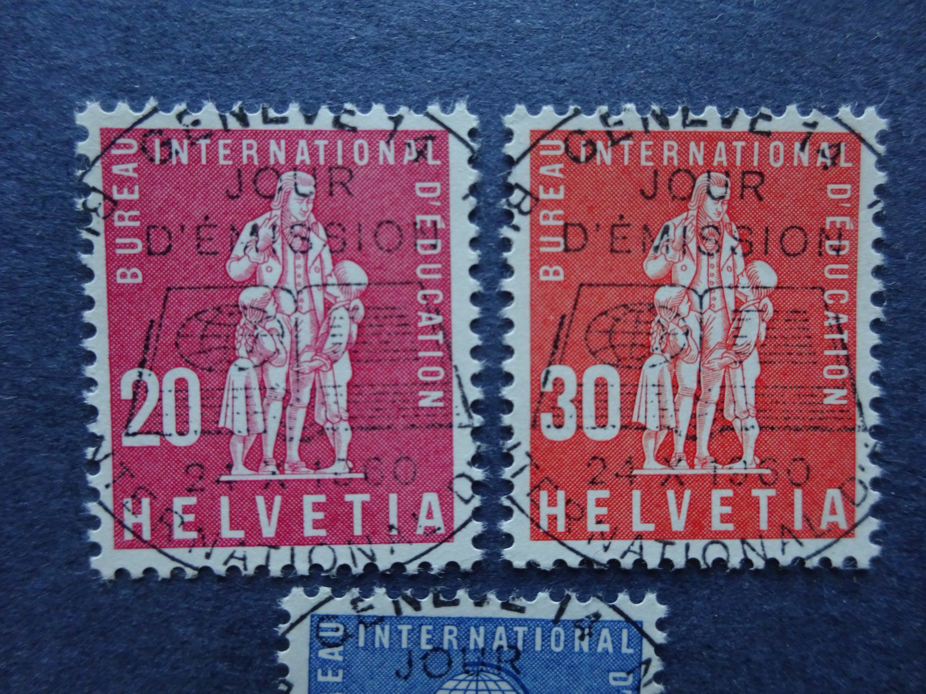 Alle Briefmarken: 1960 46-48 mit glasklaren ET-Voll – Gebraucht aus Appenzell-Steinegg von adi1975 2