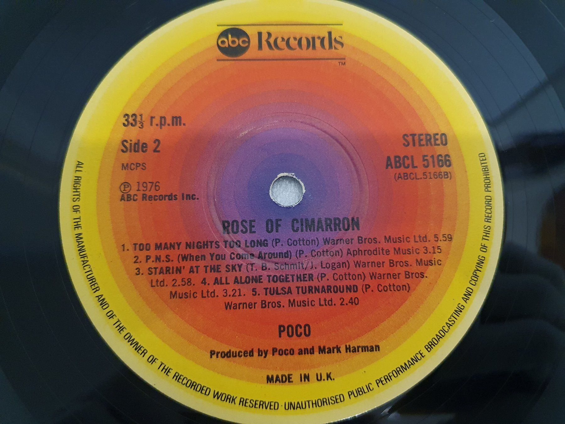 Schallplatten: Poco – Rose Of Cimarron – Gebraucht aus Uster von Vinyl-Leidenschaft 6