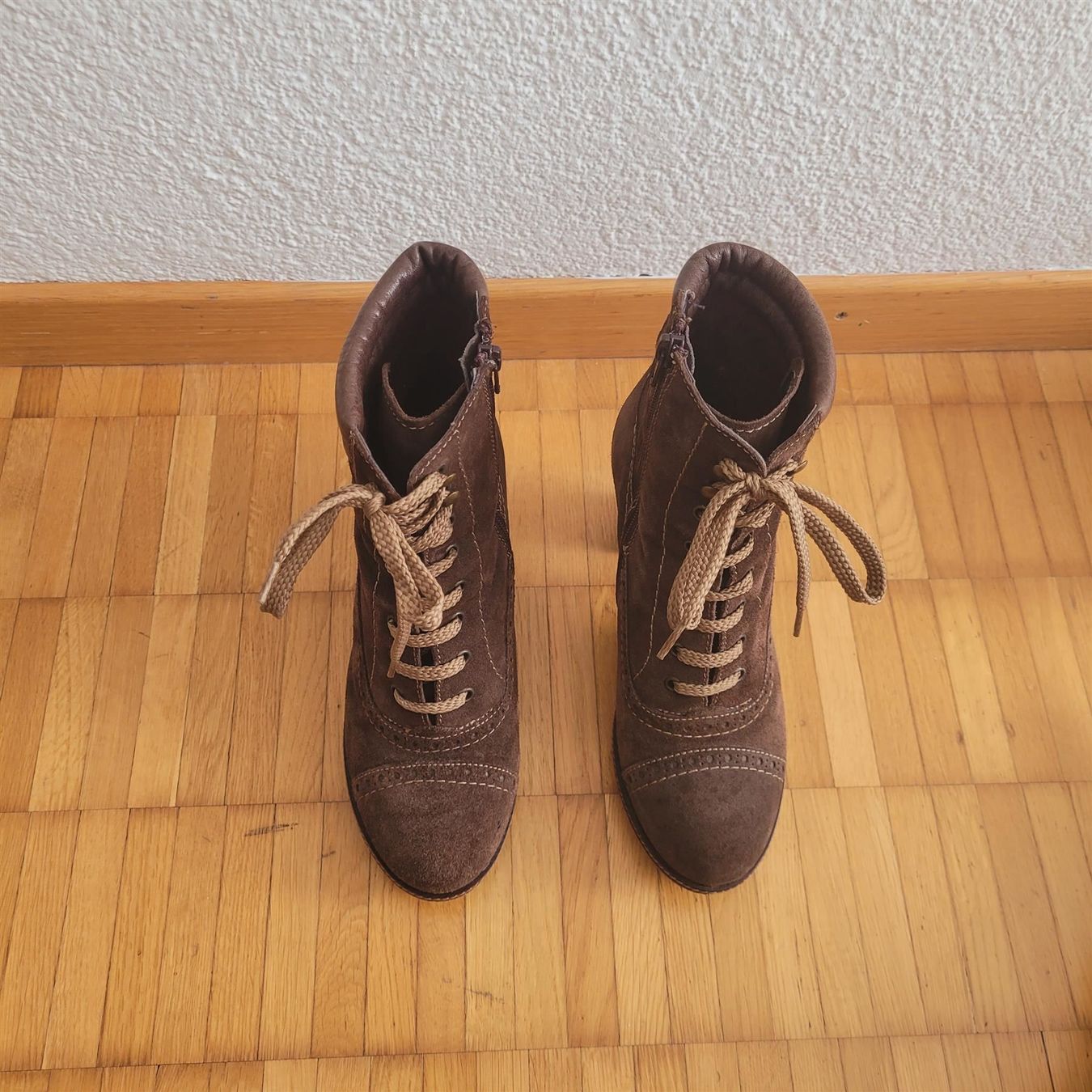 Graceland Scarpe da donna: Schnürstiefeletten mit Blockabsatz, Gr. 38 – Nuovo (secondo la descrizione) da Untersiggenthal venduto da Eulea 1