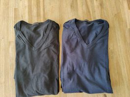 2 T-Shirts Gr. M V-Ausschnitt Intimissimi