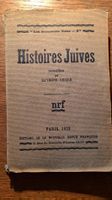 Livre ancien 1923. Histoires Juives, R. Geiger. 