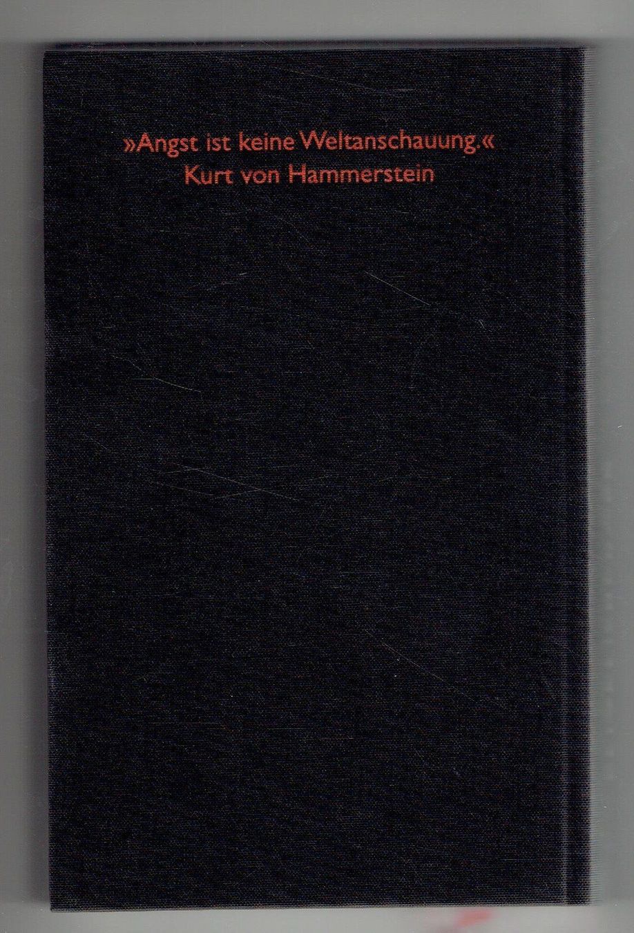 Livres: Hammerstein oder der Eigensinn – D'occasion à Flims - Dorf par Stagediver 1