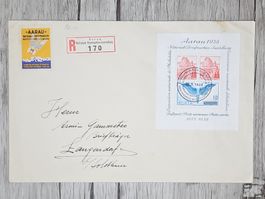 CL07 Enveloppe + Timbre Suisse 1938