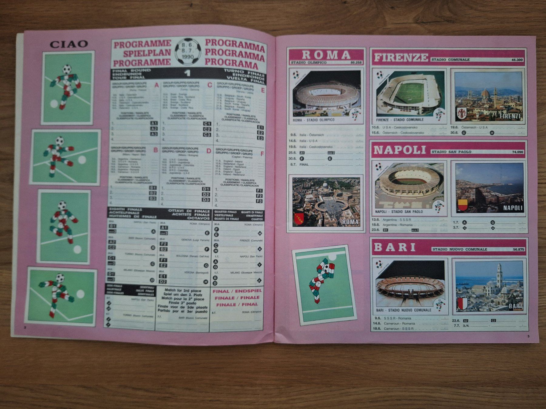 Panini Alben: PANINI WORLD CUP 1990 – Gebraucht aus St. Gallen von Matrix023 1