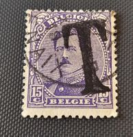 Belgien Aufdruck "T" alte briefmarke