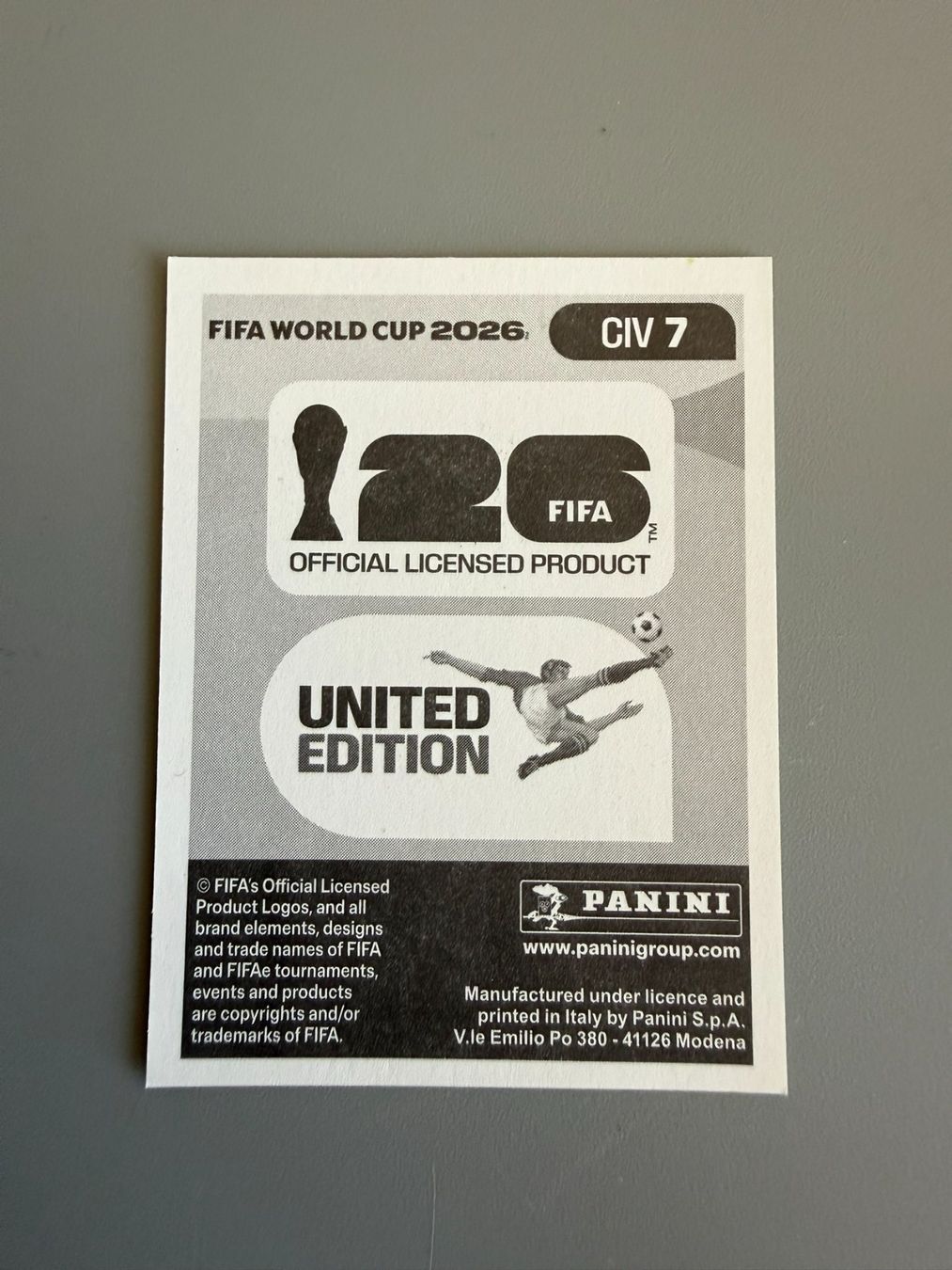 Panini Carte collezionabili: Panini Willy Boly CIV7 – Usato da Liebefeld venduto da Ronaldo-1996 1