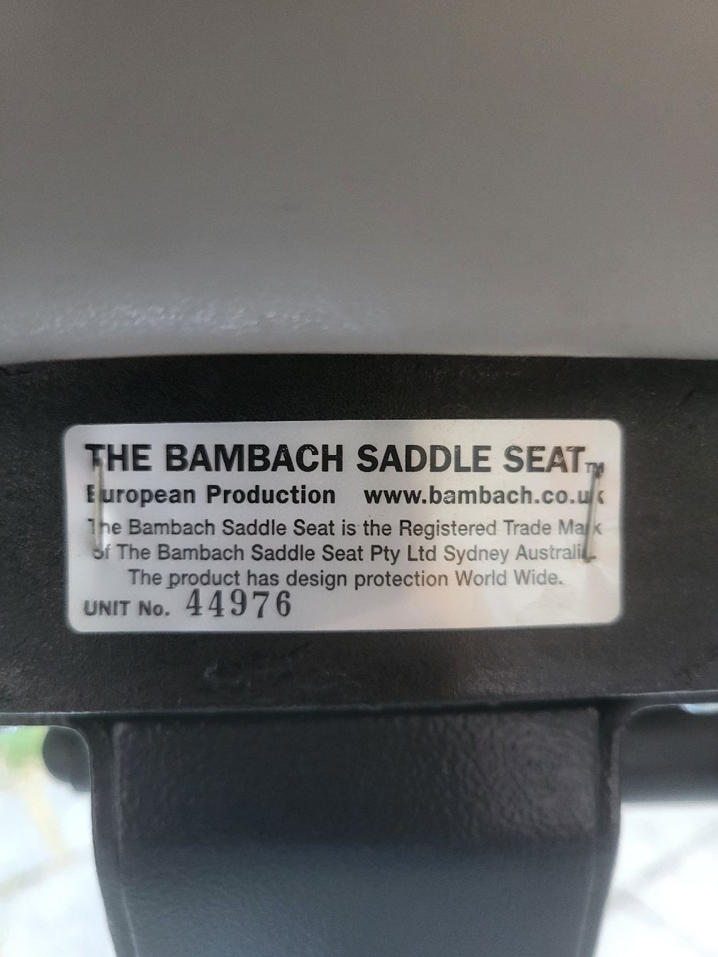 Sedie: Bambach Saddle Seat Sattelstuhl grau – Usato da Dachsen venduto da MacheSache 2