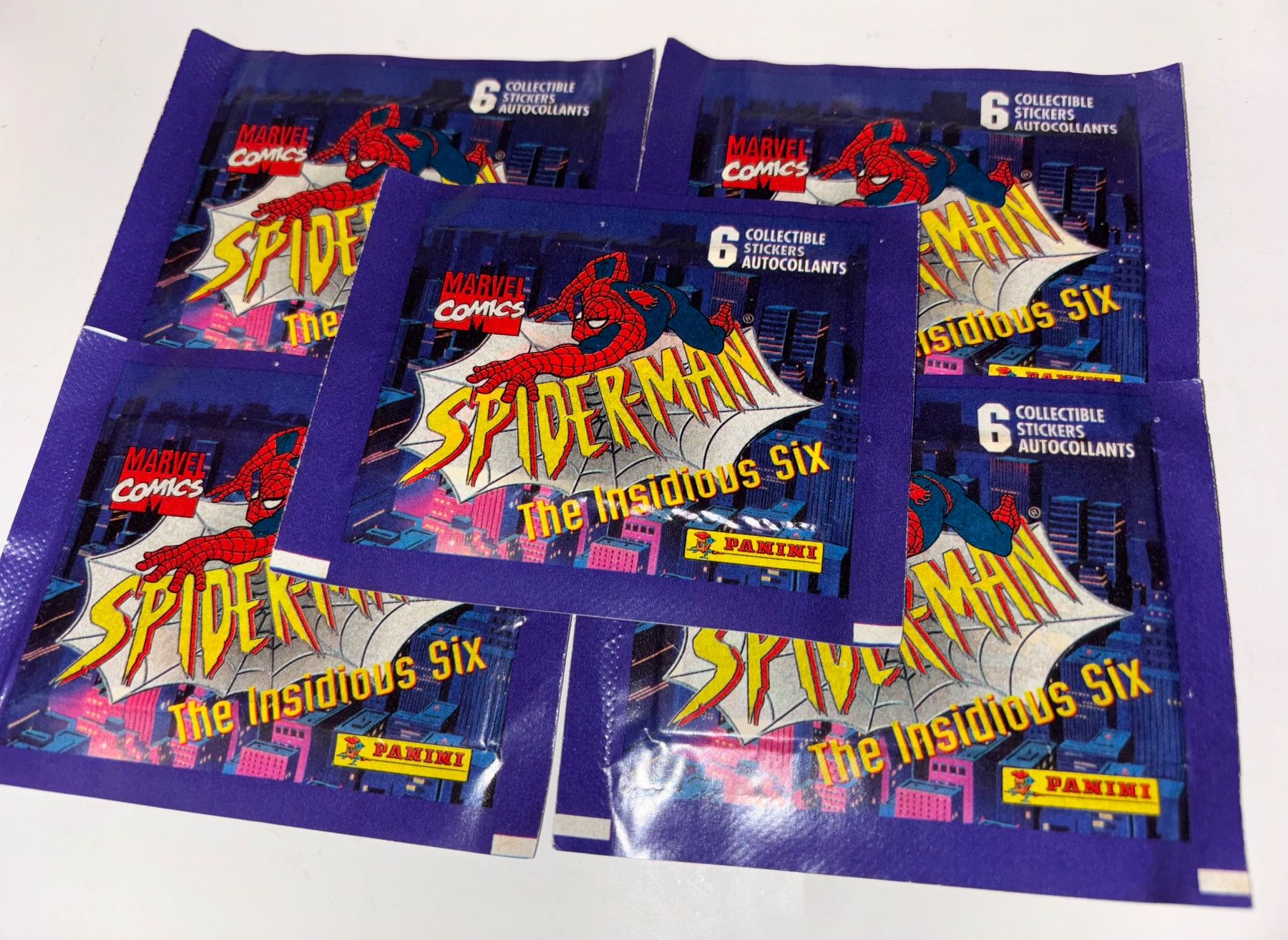 Panini Carte collezionabili: Panini - Marvel Comics, Spider man (1996), 5 tüten – Nuovo e nell'imballaggio originale da Collombey venduto da Cards07 1