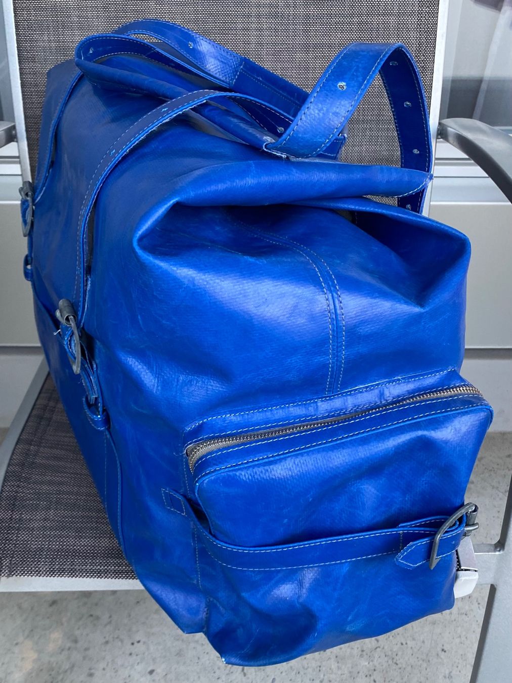 Freitag Borse: Freitag Reference R516 Hilten Weekender-Tasche - blau – Usato da Bern venduto da Mimmo00 3