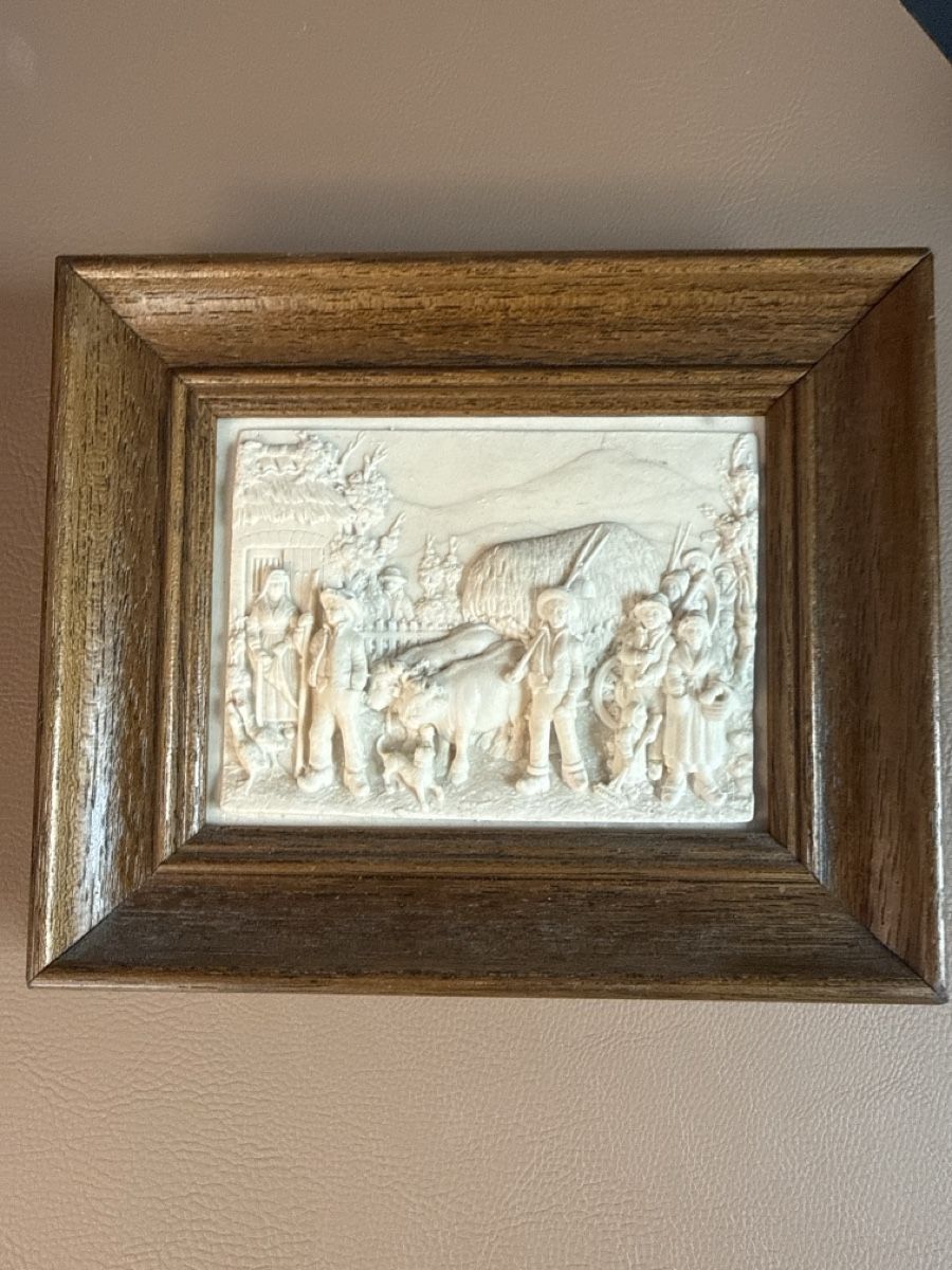 Gemälde: Bild Flachrelief wohl Kalkstein – Gebraucht aus Grenchen von swiss.antiques