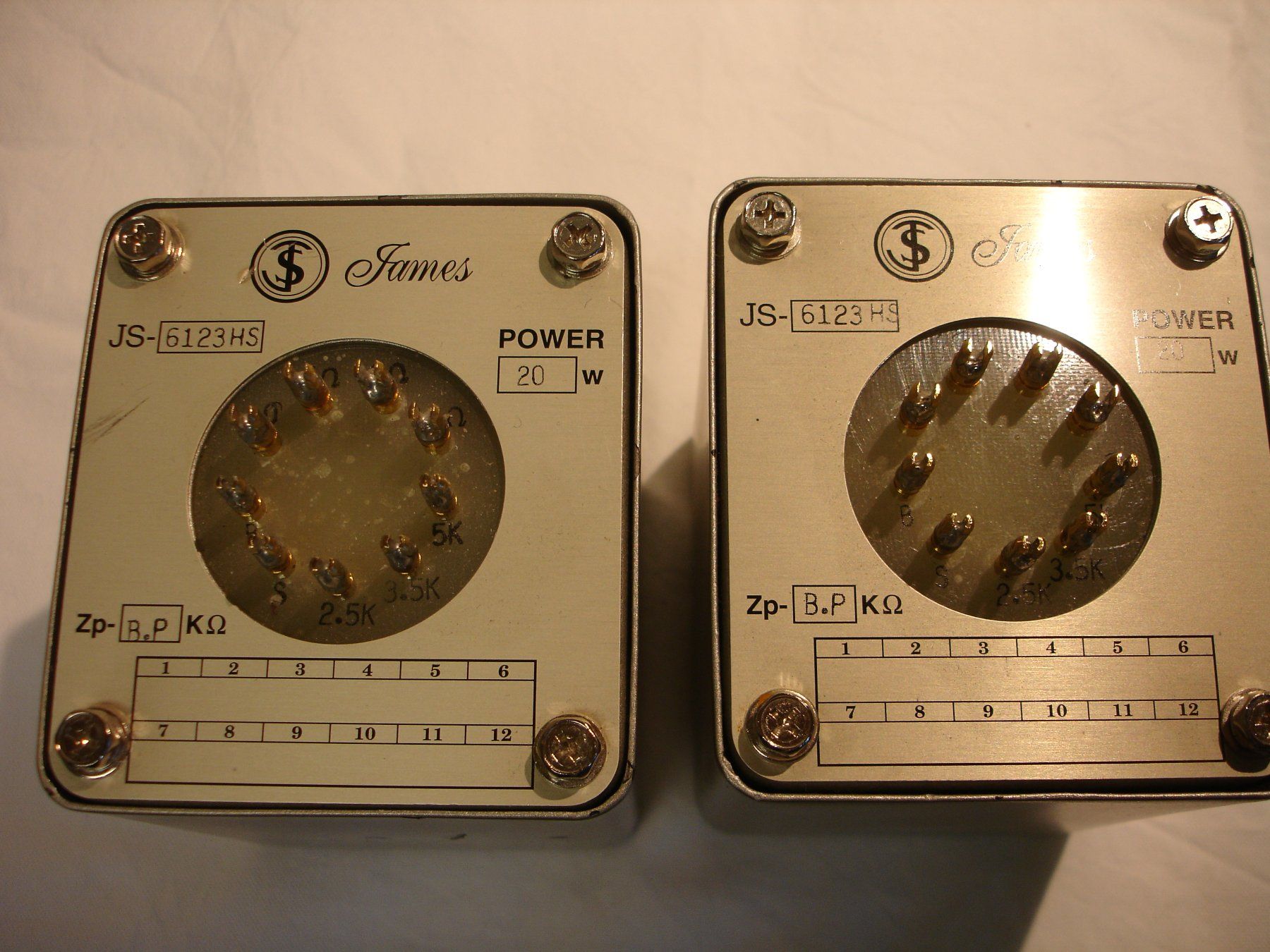 Amplificatori: James Audio JS-6123HS Ausgangsübertrager OPT single ended – Usato da Damvant venduto da Bleupa