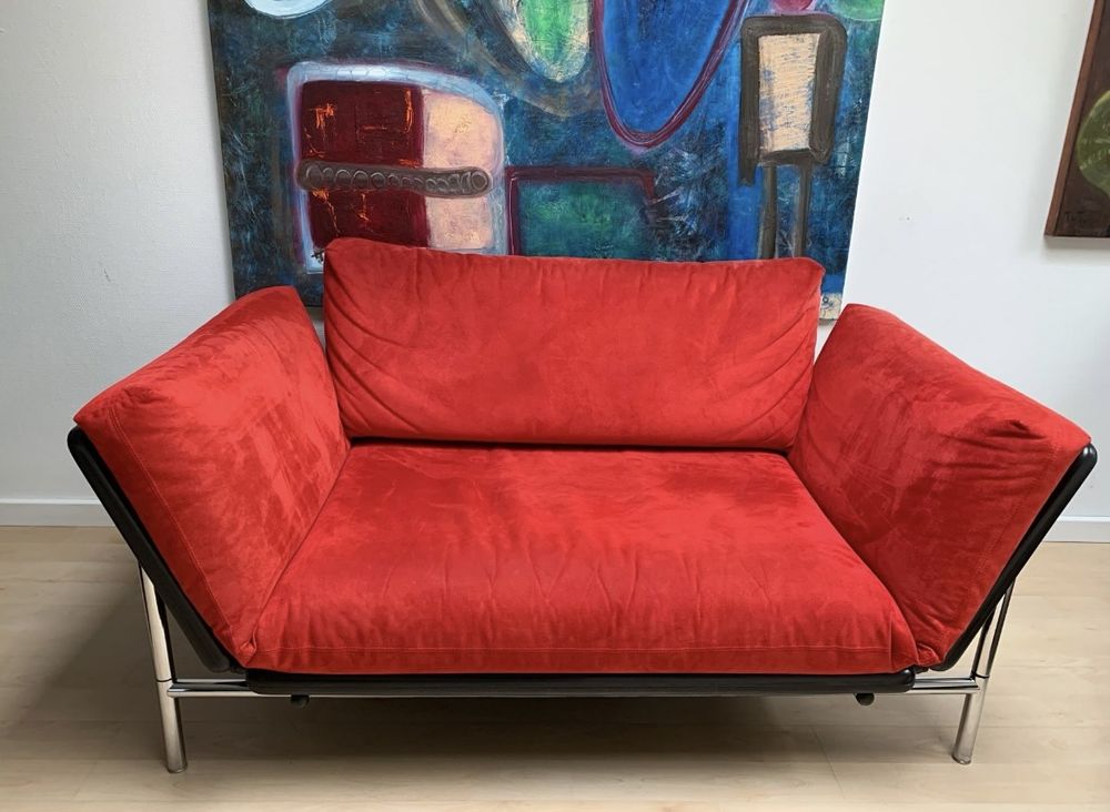 Designer Sofa Marke Dema Modell Rataplan Alcantara Rot (Gebraucht) in ...