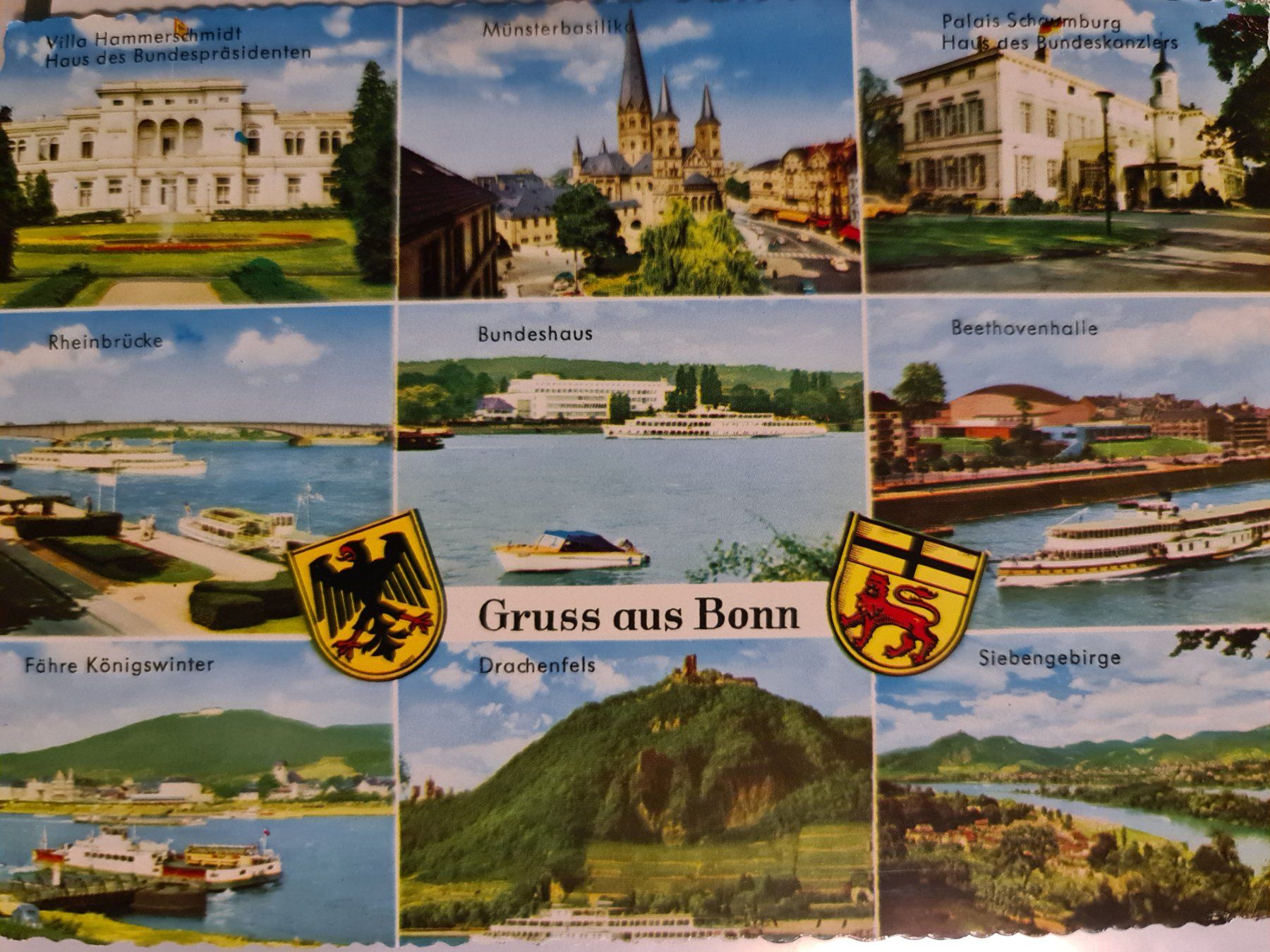 Cartoline postali: Ansichtskarte Bonn Deutschland – Usato da Dintikon venduto da Vexi