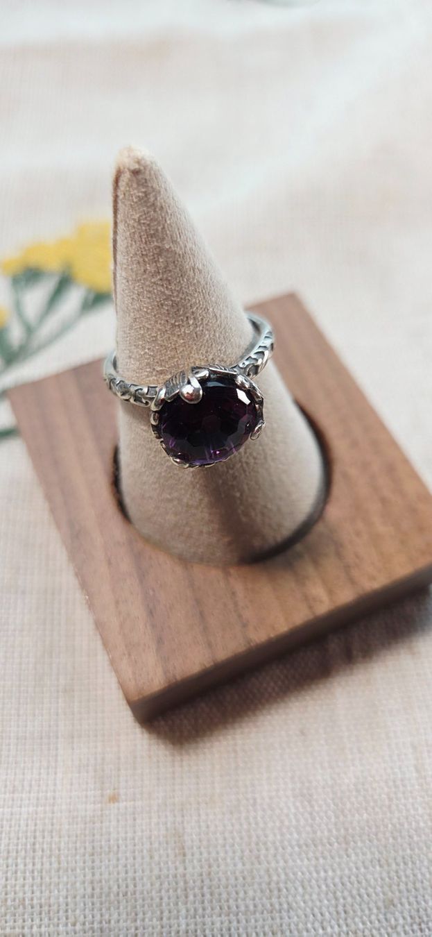 Anelli: NEW - S925 Amethyst Ring (Adjustable) – Nuovo (secondo la descrizione) da Zürich venduto da cin_wcf6 3