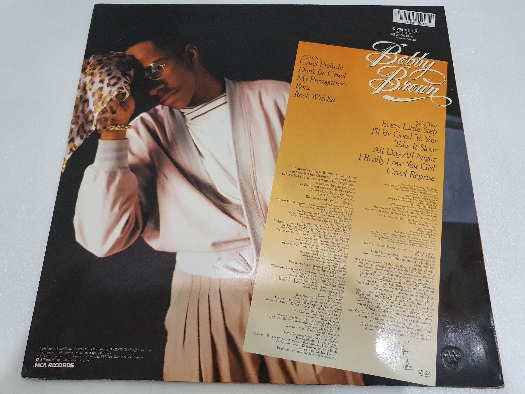 Dischi in vinile: Bobby Brown – Don't Be Cruel – Usato da Uster venduto da Vinyl-Leidenschaft 2