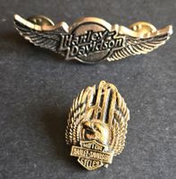 2 Motorrad Harley Davidson Abzeichen Pins Insignes Motos