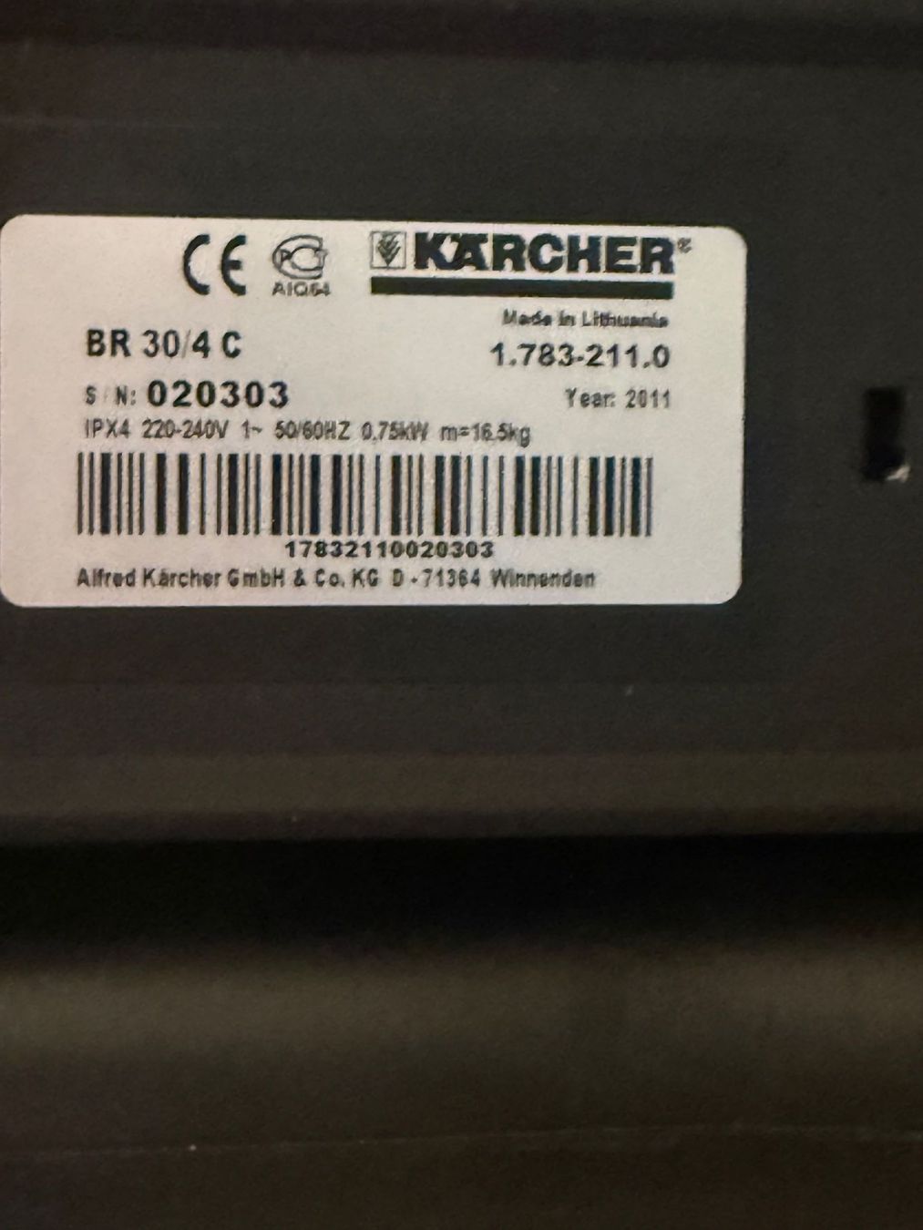 Kärcher Tutte le macchine: Kärcher BR 30/4 C Scheuersaugmaschine – Usato da Wettingen venduto da bar7 4