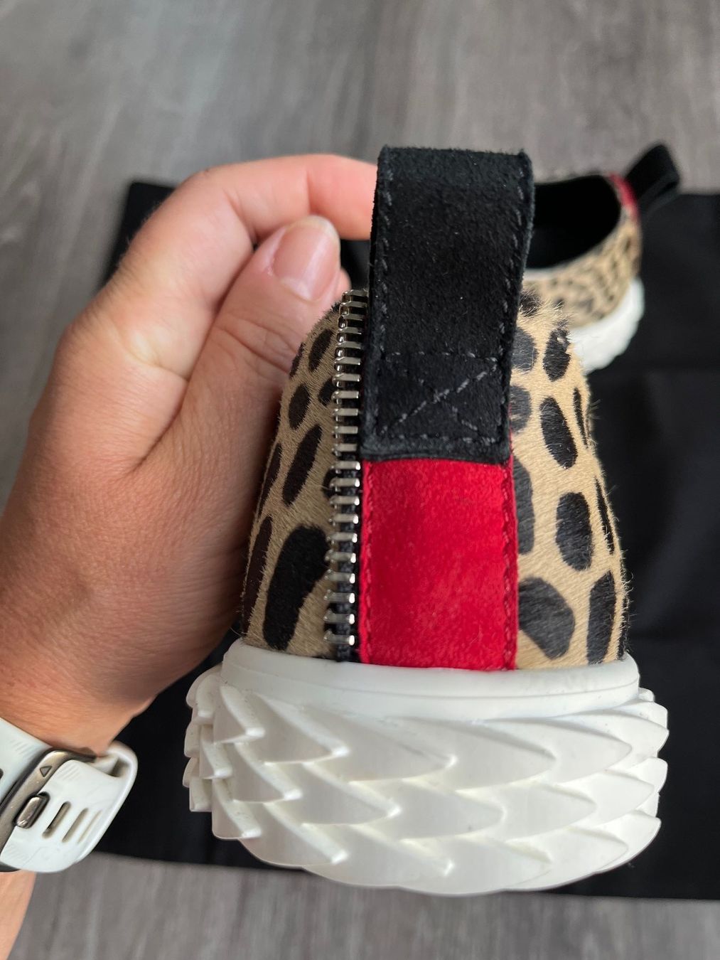 Zanotti Scarpe da donna: Giuseppe Zanotti Sneakers Gr. 38 Leopard Leder Schuhe – Nuovo e nell'imballaggio originale da Frenkendorf venduto da klourenco 4