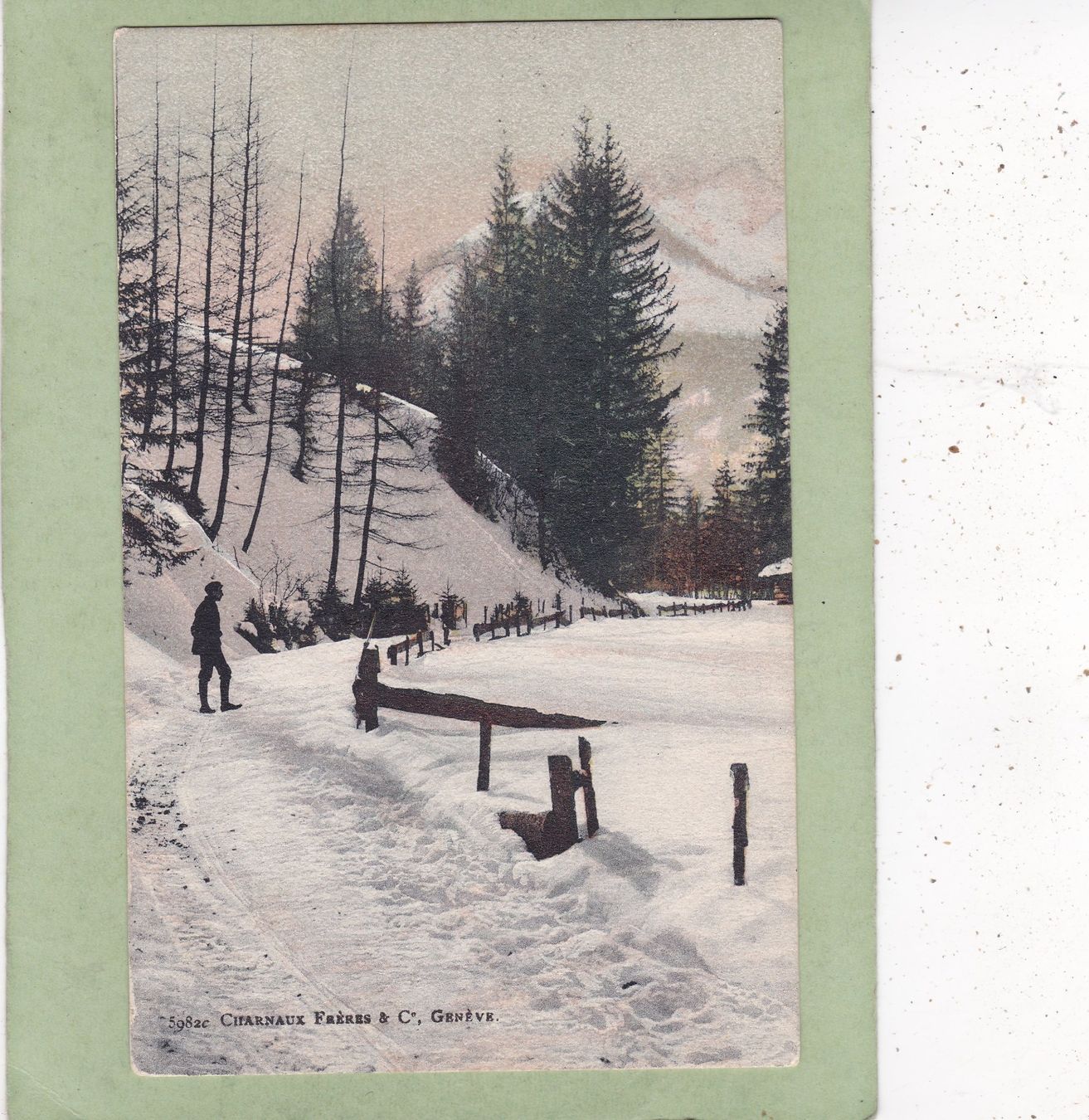 Cartes postales: Winterlandschaft 1906 – D'occasion à Herisau par Lisegrat2008